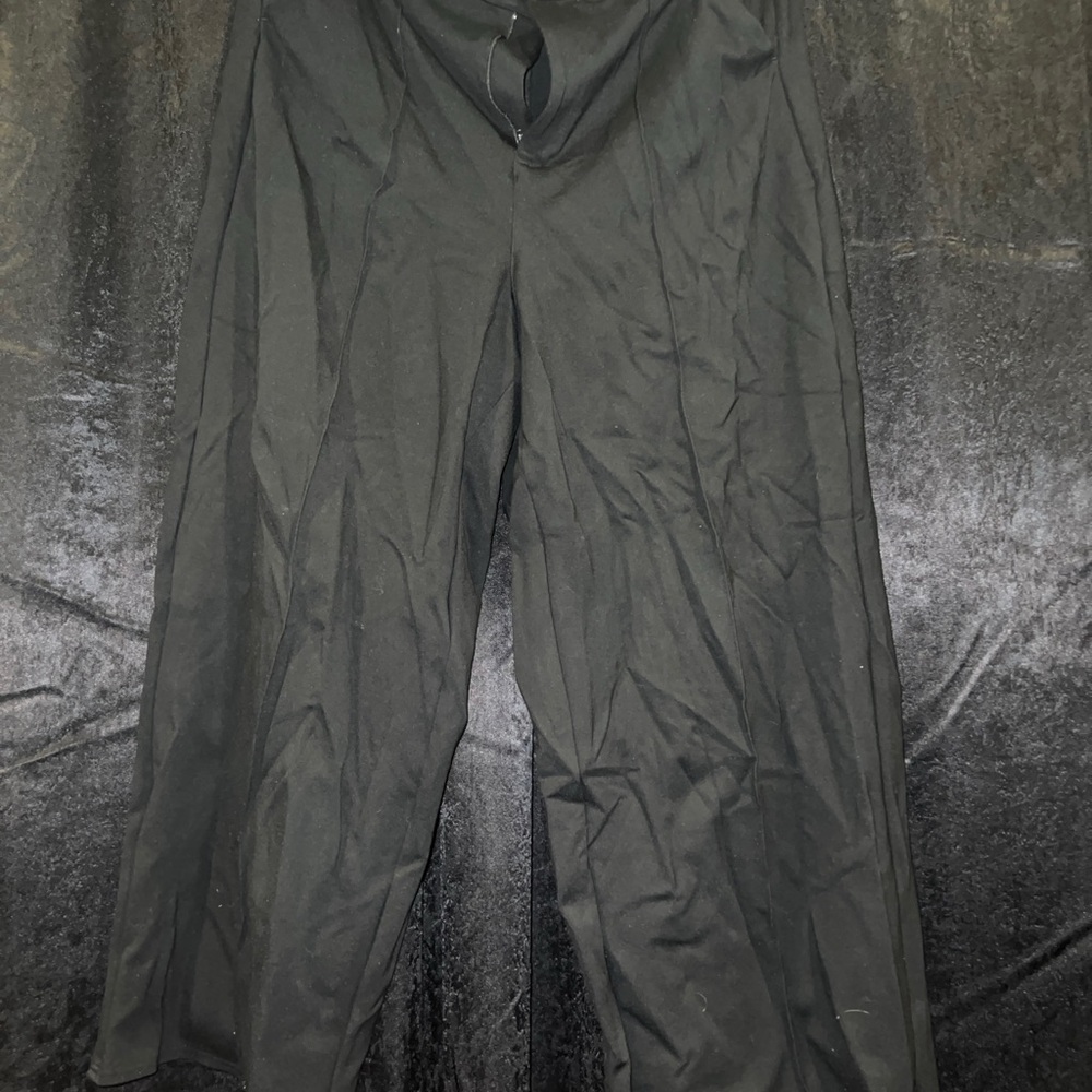 Bar III Black Wide Leg Pant